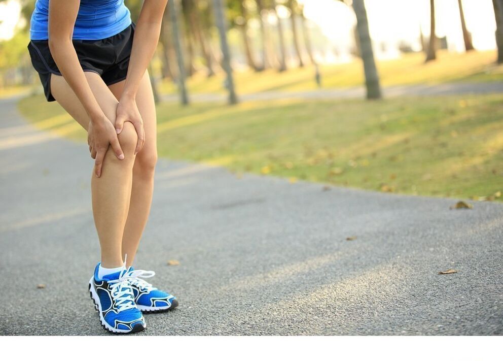 Douleur du genou avec arthrose des jambes