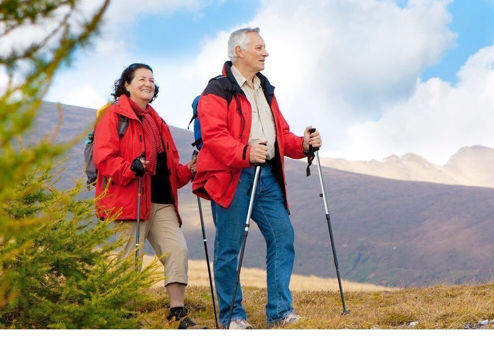 Marcher comme prévention des articulations de l'arthrose